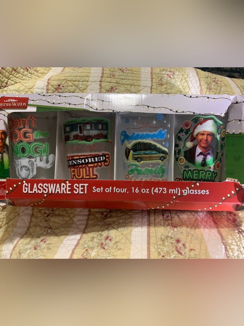 National Lampoon’s Christmas Vacation Drinking Glasses